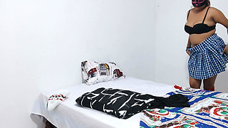 Homemade Masturbation of a Fat Brunette Student