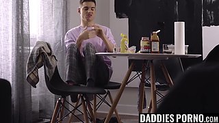 No more mess or youll have to always clean stepdaddys cum