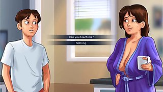 Baby plans in Summertime Saga V0.20 Pt.220 - Cartoon sex story with big ass and anime hentai