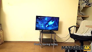 Mature4k - neat my building, take out the trash, and suck my dong!