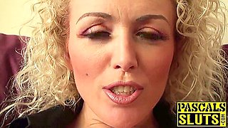 Mature horny blonde Rebecca wants to be punished