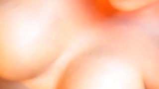 Blonde tight pussy babe solo toy fun in glamour masturbation