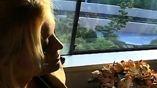 Mesmerizing chick is showing her cave and ass