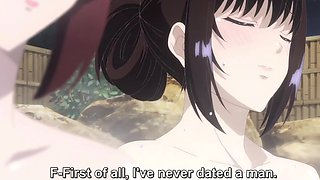 Taking a bath with sassy babes is peak experience for a thick cock