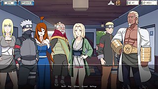 Naruto trainer visual novel with two sexy babes