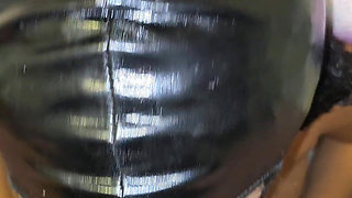 Pissing and Cumming in the Syringe and Throwing It Inside My Slutty Stepdaughter's Nose
