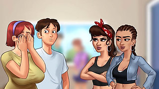 Summertime Saga Reworked - 5 in the College Toilets by Misskitty2k