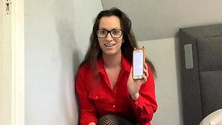 Amateur real SPH mocking worthless cock