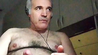 I've Been Masturbating My Cock for Two Hours, Finally I Cum