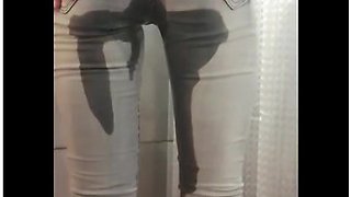 Smoking And Lick My High Heels Play With Shoe And Wetting My Jeans Full Video On Premium Model