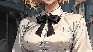 College of Mysteria: Boyfriend Jerking off and Watch His Girl Sucking of the Dorm Master They Made Her a Cum Slut - Episode 8