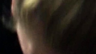 Horny black diva gives wet interracial blowjob on pov