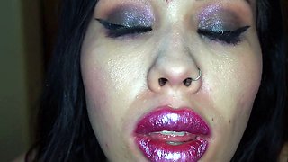 Cumshot on big boobs for slut tit fucking in hd