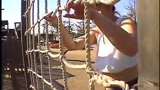 Mature outdoor love slave Hidemi, 30 years old