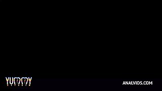 Sweet ballet dancer Sofia Smith getting oiled up before enjoying