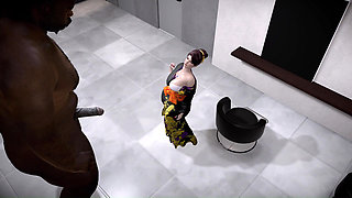 Giant man with BBC sucked and fucked the sexy mistress
