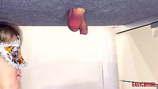 Mistress Ties Balls and Snaps Fingers Over Slave Balls Easycbtgirl