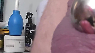Locktober Cleaning for His Chastity Cage