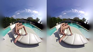 Gina Gerson Plays by the Pool