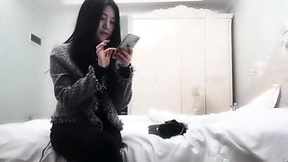 Sexy Small Tit Brunette Teen Sucks And Fucks