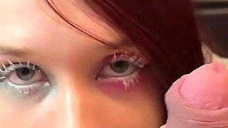 Step Dad Gets Out of Shower BJ Deepthroat Gagging Cum in Mouth