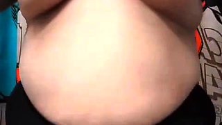 Big Boobed Blonde Masturbates With A Dildo In The Bathroom