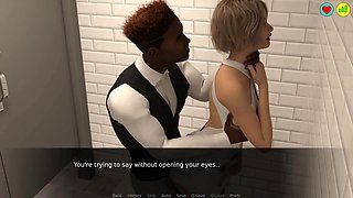 Succubus Contract Blonde College Girl With Tight Pussy Losses Her Virginity From Bbc In The Toilet Episode 11