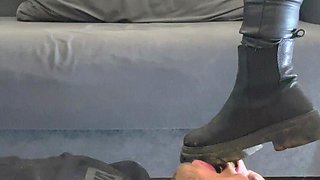First Boot Licking