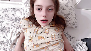 Cute step sister with tight pussy likes to fuck