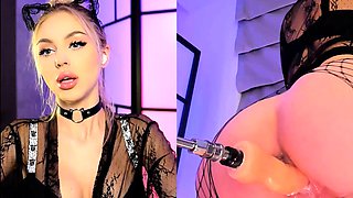 Blonde Dual Cam View by Her Fuck Machine