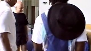 Multiracial BIG BLACK COCK threeway For Ultra-Kinky Super-Steamy Wifey doing It