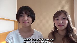 Dude is going to have two tight Asians to fuck together