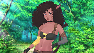 Neko Slut Gives You a Blowjob - Quickie Fantasy Adventure Gameplay #2