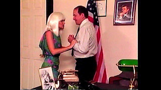 Hot Blonde Sucking the Mayor's Soul Out