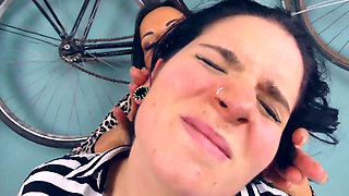 Ear crush extreme movie by top model Abbie Cat