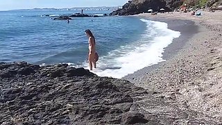 Enjoy With Me Exciting Atmosphere Of The Public Nudist Beach