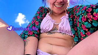 Sneaky Pee at the Beach