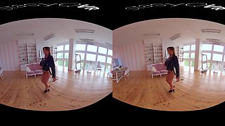 Bad Leather Babe - Solo Babe Strips - Stasyqvr - Sexlikereal