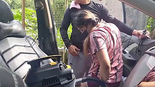 Maid Fucked by Her Boss Almost Caught Outdoor SexPinay Viral