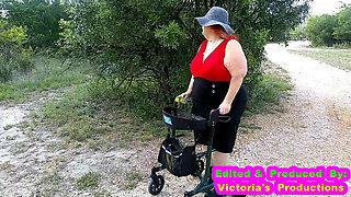 Sexy Nurse Vicki Walks in Park Flashing and Teasing You
