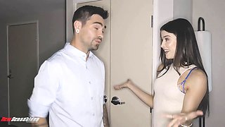 New Sensations - New Employee Gets Bent Over By The Boss (Kylie Rocket)