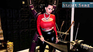 Miss Alessa Milano Bondage Caning Bastonade