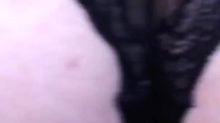 Ass in Black Panties Tease