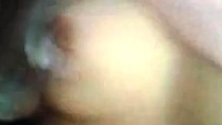 Big-Titted Malay Girl in Pink Tudung Gives Amateur Blowjob