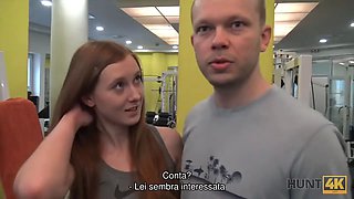 Hunt4k. naive fitness bunny has porn with rich masculine instead