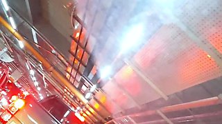 Busty Czech amateur fucks outdoor in public