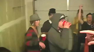 Babes drilled and splattered with cum at wild fuck fest