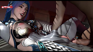 Beauty Neural Goddess in Thicc Form - 3D Animation Hentai