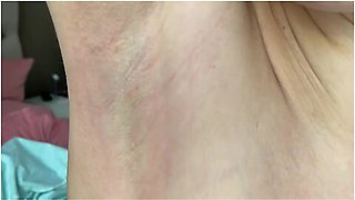 Shaves Hairy Armpits, Shows Shaved Armpits!