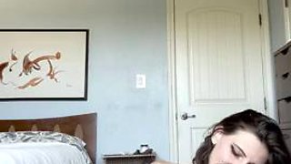 Beauty Trying on Lingerie